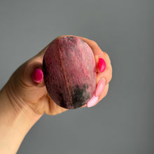 Rhodonite Quartz Palm Stone Crystal Specimen – Wholehearted Crystal Creations