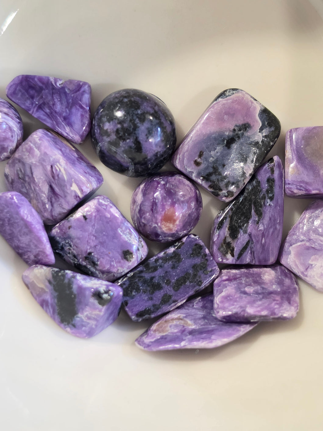 Charoite Pocket Stone Specimen
