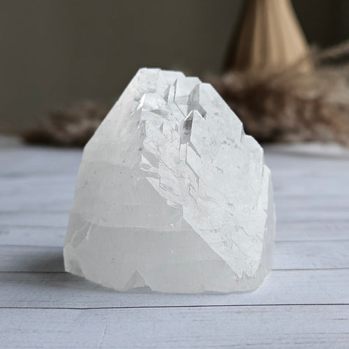 Apophyllite Pyramid Crystal Specimen – Wholehearted Crystal Creations