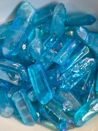 Aura Quartz Pocket Stone Crystal Specimen – Wholehearted Crystal Creations