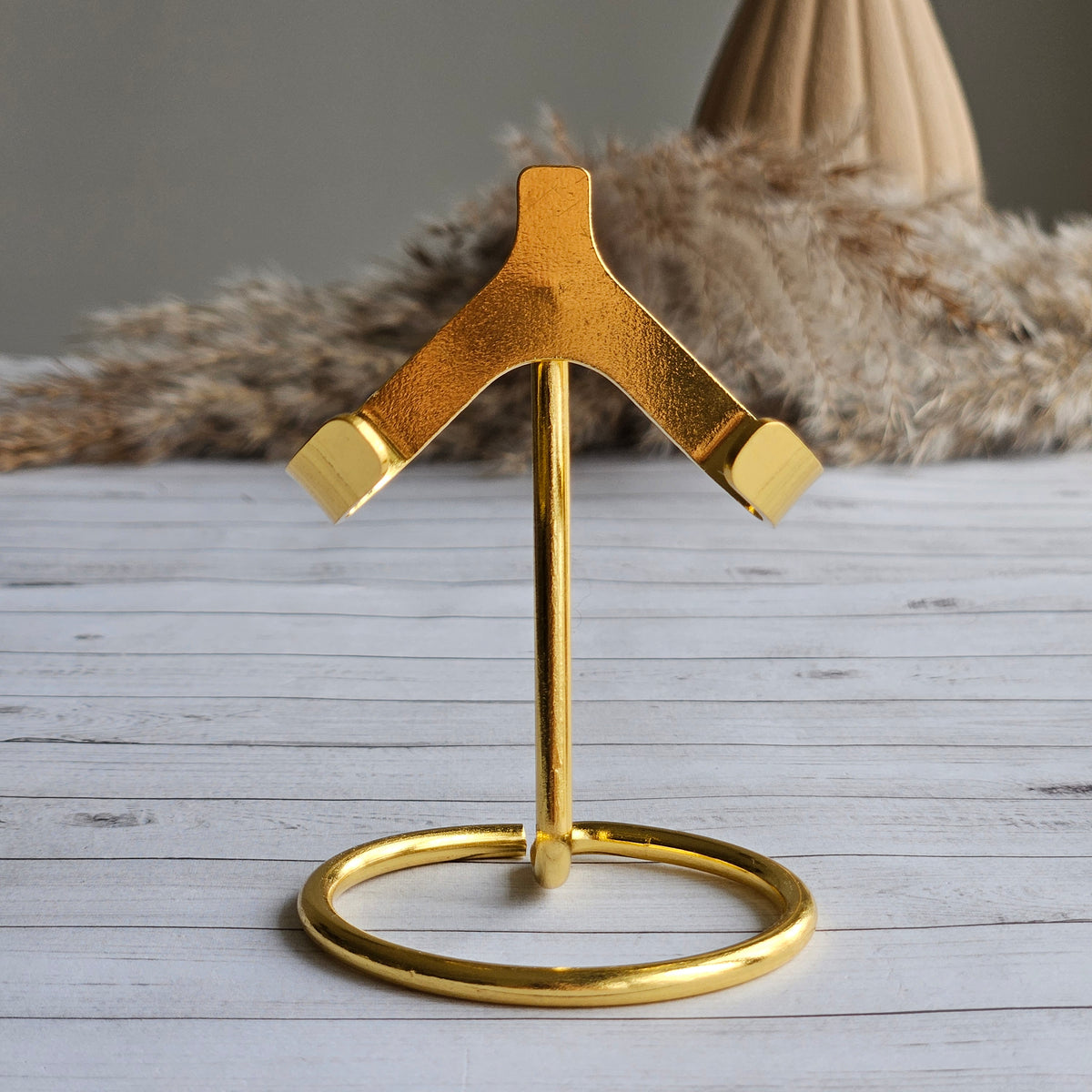 Silver Gold Crystal Specimen Display Stand – Wholehearted Crystal Creations
