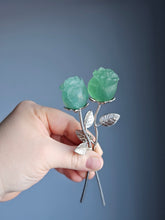 Valentine Crystal Rose Carving Specimen (Choose Your Material)