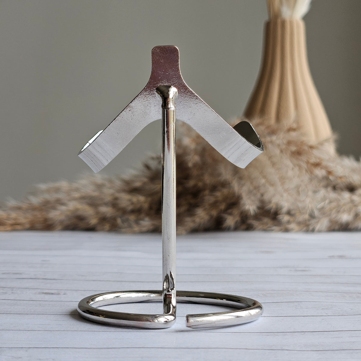 Silver Gold Crystal Specimen Display Stand – Wholehearted Crystal Creations