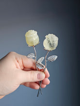 Valentine Crystal Rose Carving Specimen (Choose Your Material)