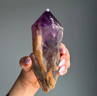 Elestial Amethyst Dragon's Tooth Crystal Specimen – Wholehearted Crystal Creations