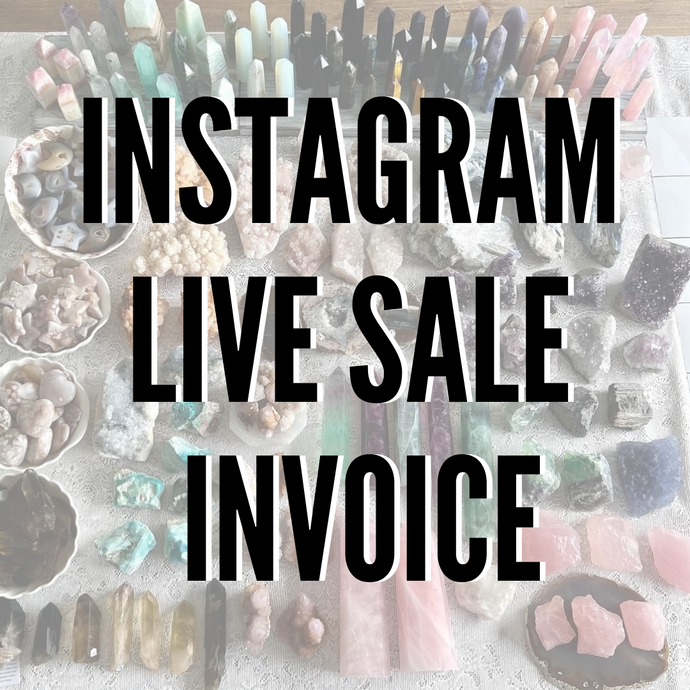 Live Sale Invoice @melissa_shymko