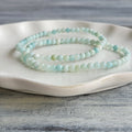 Amazonite 4mm Beaded Stretch Stone Bracelet – Wholehearted Crystal Creations