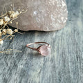 Rose Quartz Wire Wrapped Ring – Wholehearted Crystal Creations