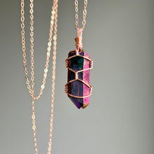 Titanium Aura Quartz Wire Wrapped Necklace – Wholehearted Crystal Creations