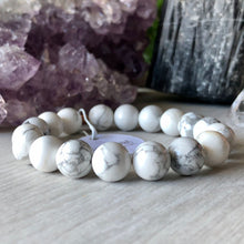 Howlite Stretch Bracelet -10mm Beads