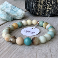 Amazonite Stretch Bracelet – Wholehearted Crystal Creations