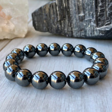Hematite Stretch Bracelet -10mm beads