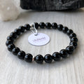 Black Onyx Hematite Stretch Bracelet – Wholehearted Crystal Creations