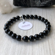 Black Onyx Hematite Stretch Bracelet – Wholehearted Crystal Creations