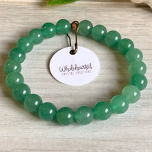 Green Aventurine Beaded Stretch Bracelet