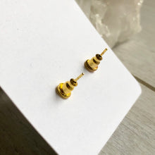 Amethyst Stud Earrings | Gold | 10mm (018)