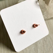 Faux Druzy Stud Earrings | Rose Gold | 10mm (027)