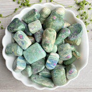 Ruby in Fuchsite Regular Tumbled Pocket Stone – Wholehearted Crystal Creations