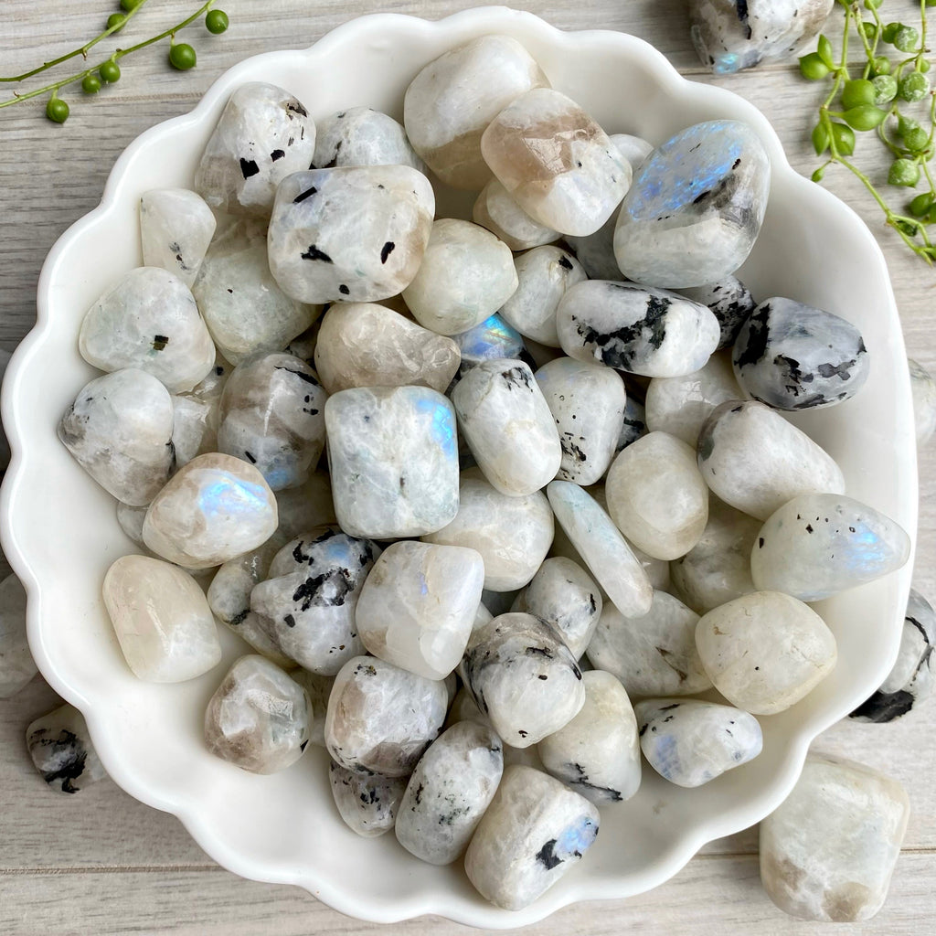 Rainbow Moonstone Small Pocket Stone Crystal Specimen – Wholehearted Crystal Creations