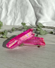 Pink Aura Quartz Point Specimen