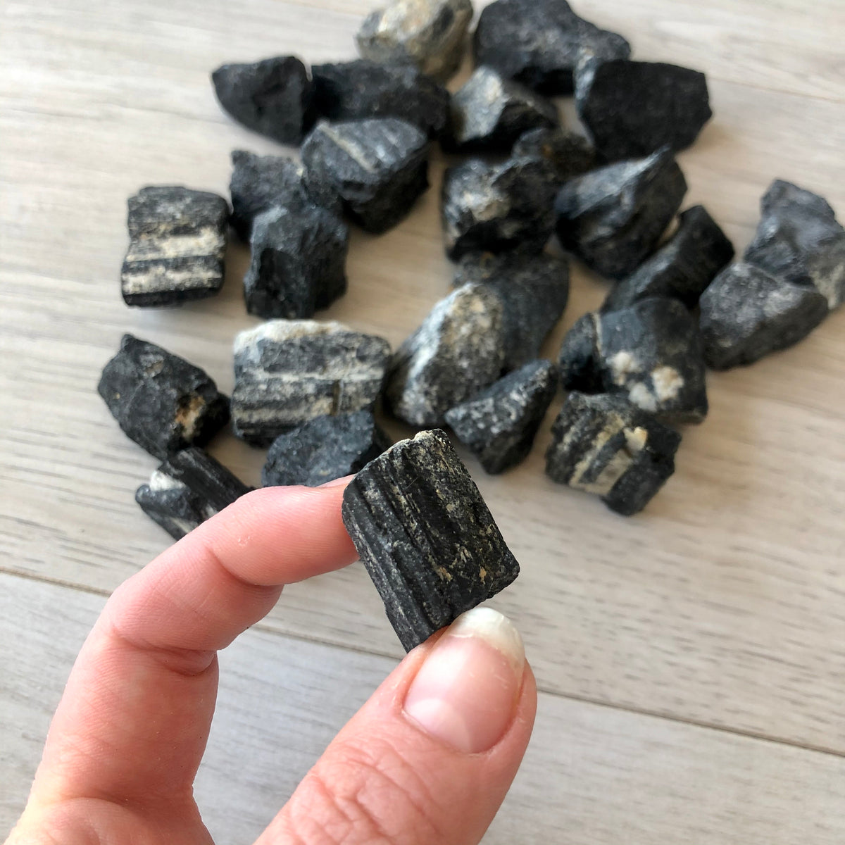 Black Tourmaline Raw Stone Specimen Small – Wholehearted Crystal Creations