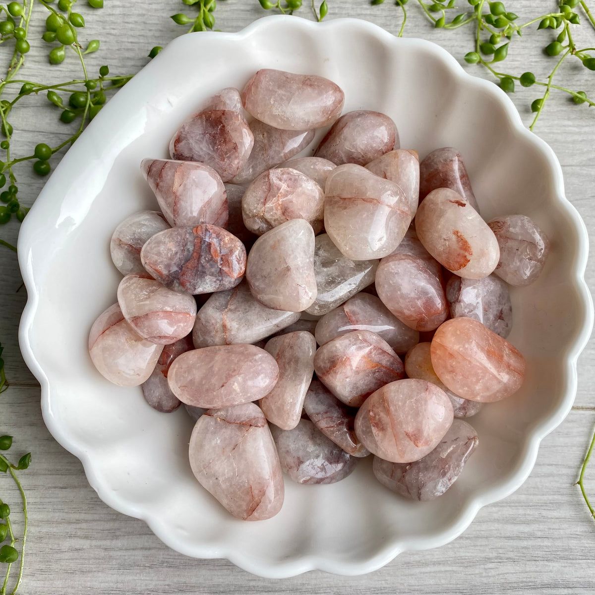 Hematoid Quartz Fire Quartz Tumbled Pocket Stone – Wholehearted Crystal Creations