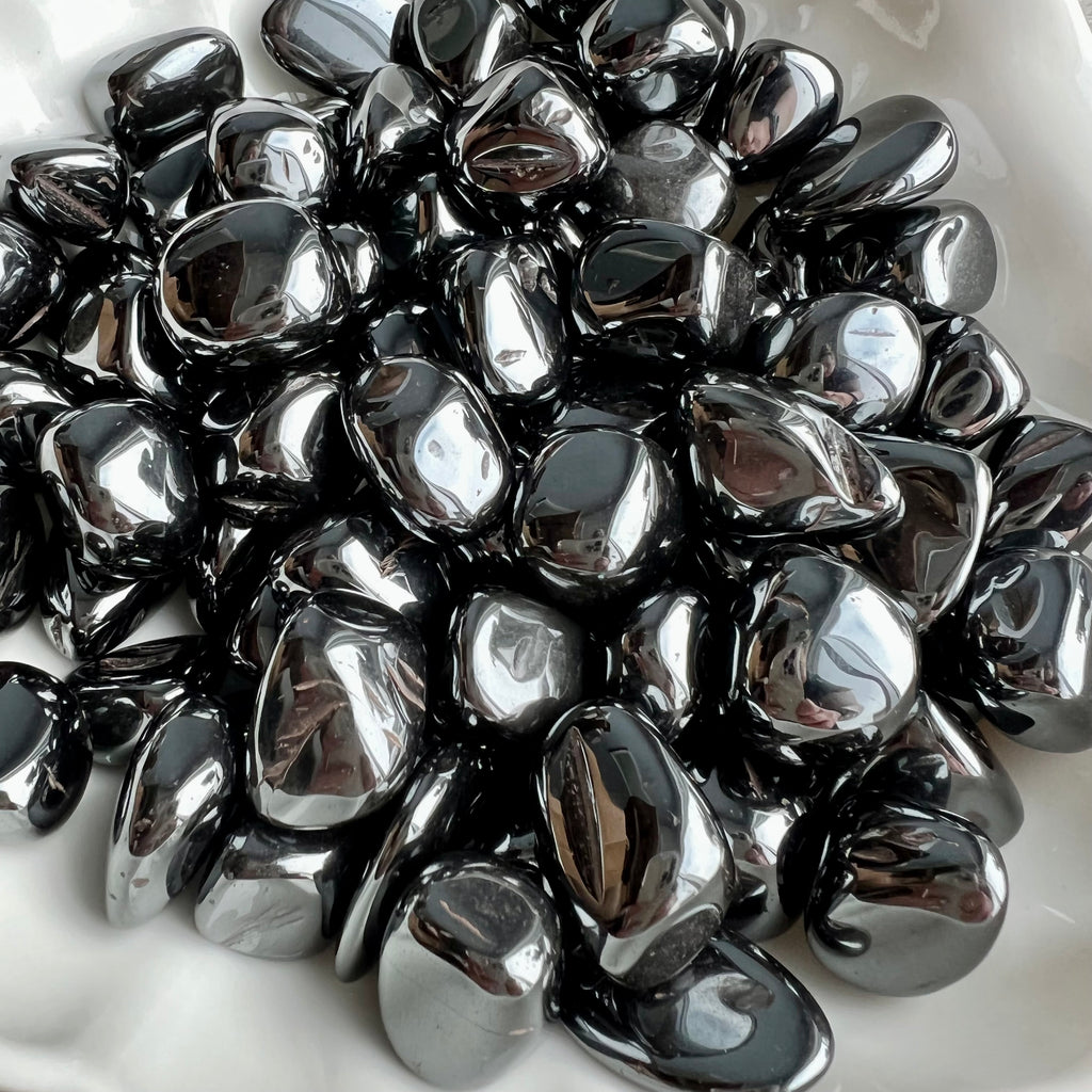 Hematite Tumbled Pocket Stone Specimen – Wholehearted Crystal Creations