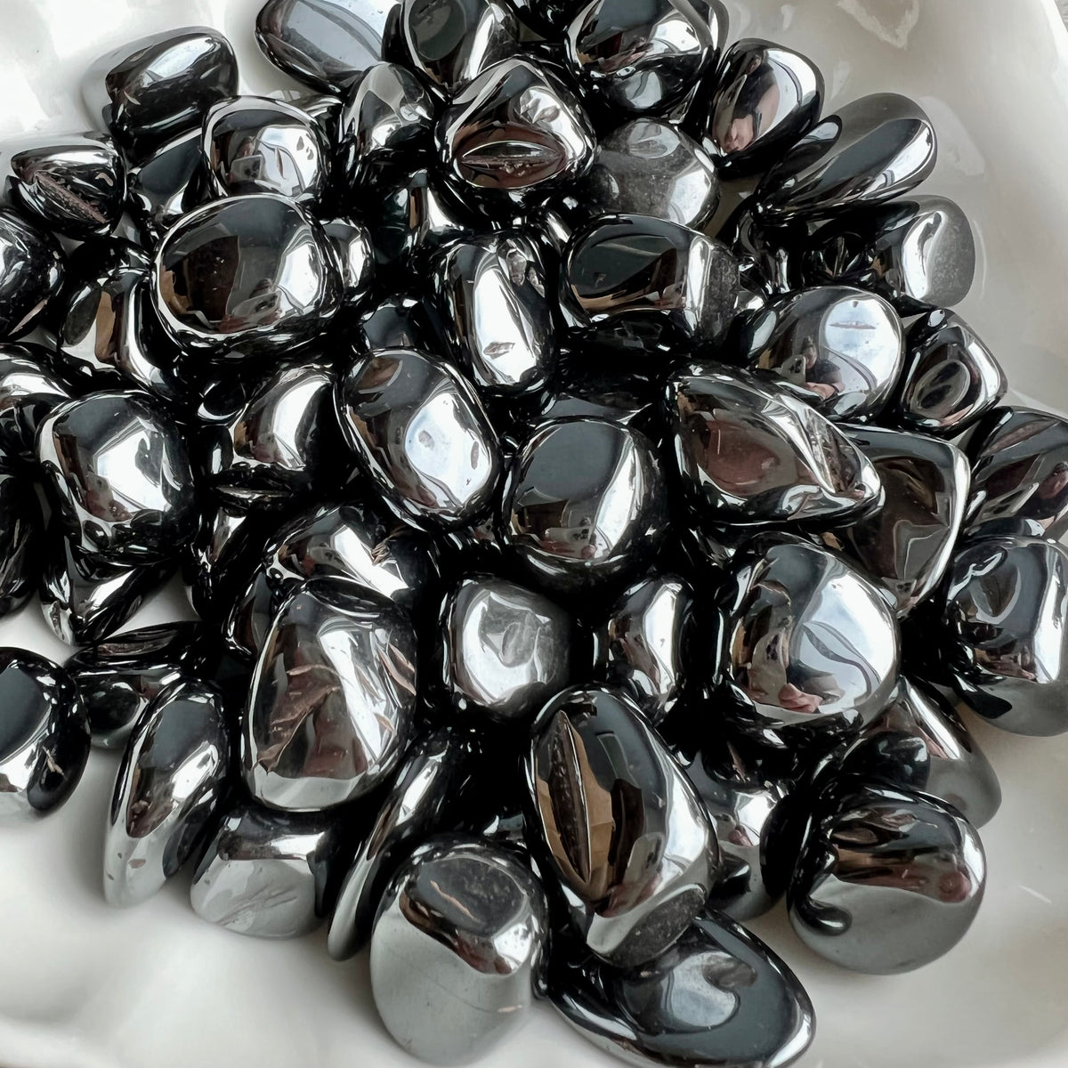 Hematite Tumbled Pocket Stone Specimen – Wholehearted Crystal Creations