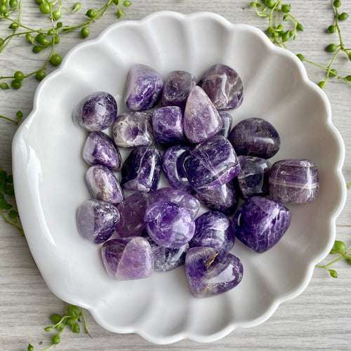 Amethyst Tumbled Pocket Stone Crystal Specimen – Wholehearted Crystal Creations