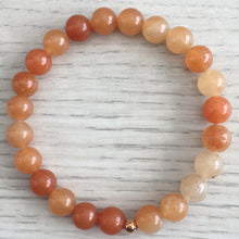 Orange Aventurine Stretch Bracelet