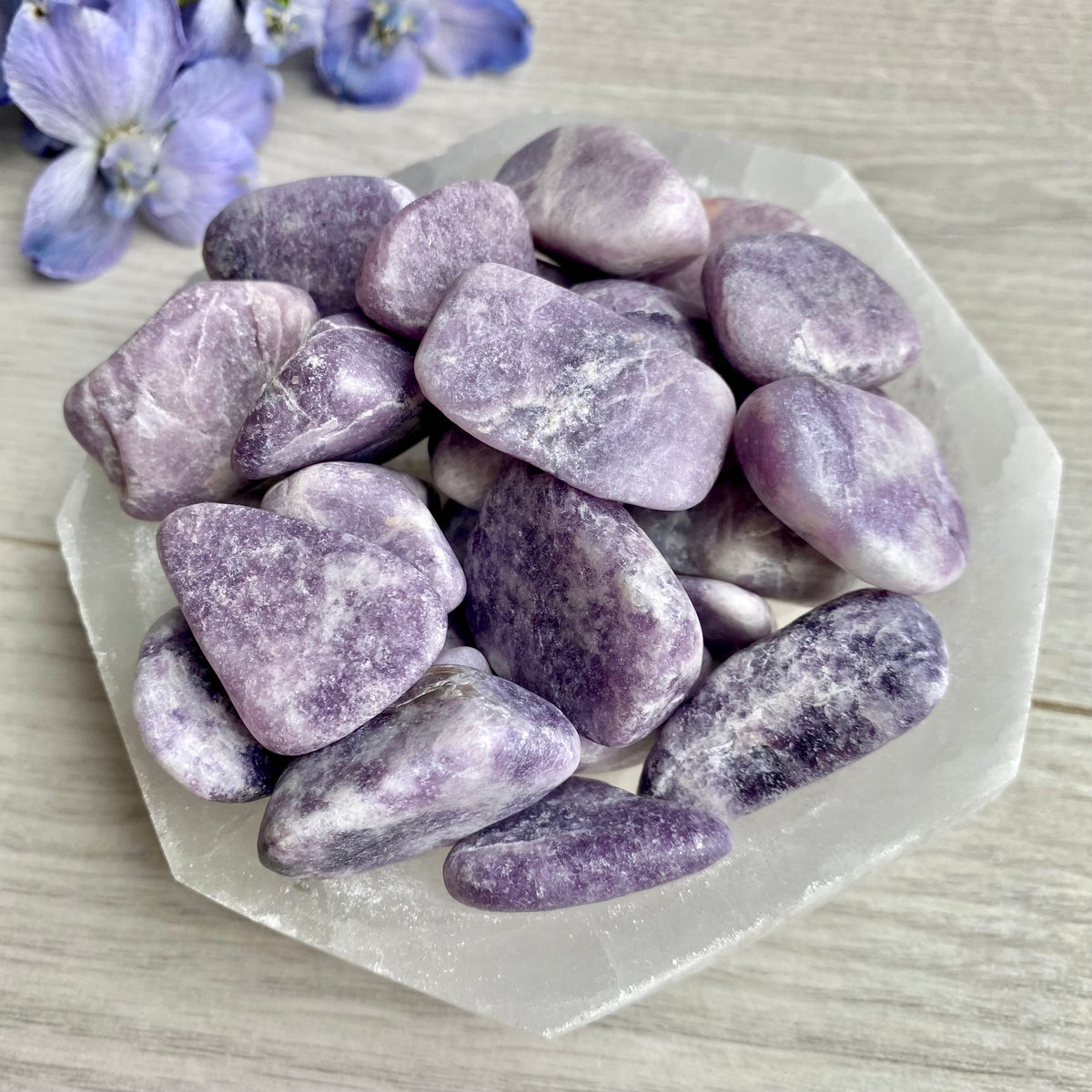 Lepidolite Large Tumbled Pocket Stone Crystal – Wholehearted Crystal Creations