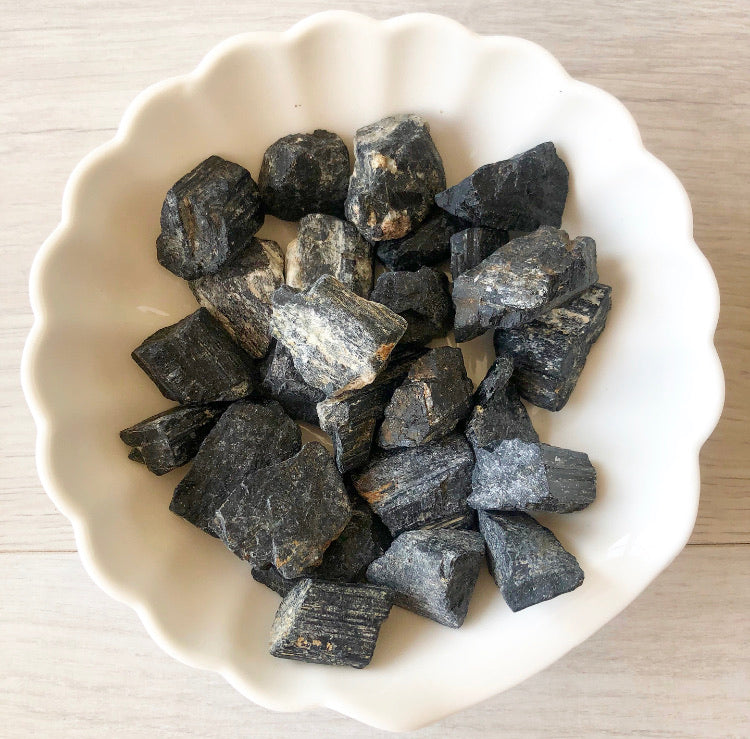 Black Tourmaline Raw Stone Specimen Small – Wholehearted Crystal Creations