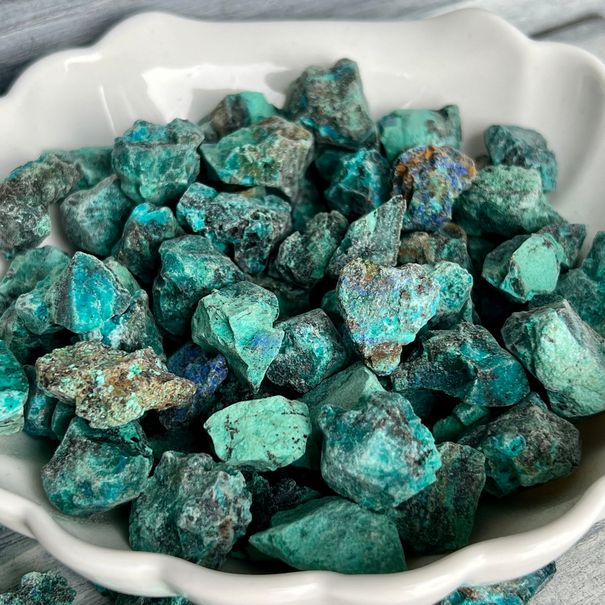 Chrysocolla Cuprite Rough Pocket Stones Medium – Wholehearted Crystal Creations