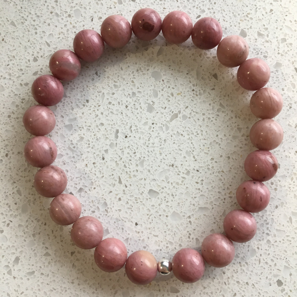 Rhodonite Stretch Bracelet – Wholehearted Crystal Creations