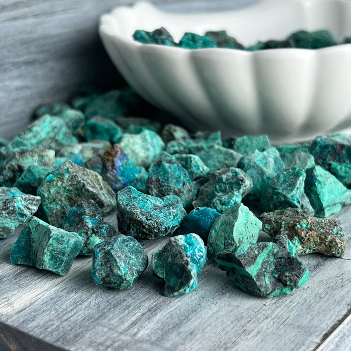 Chrysocolla Cuprite Rough Pocket Stones