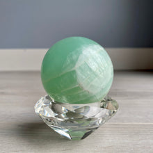 Green (Pistachio) Calcite Sphere Specimen (01)