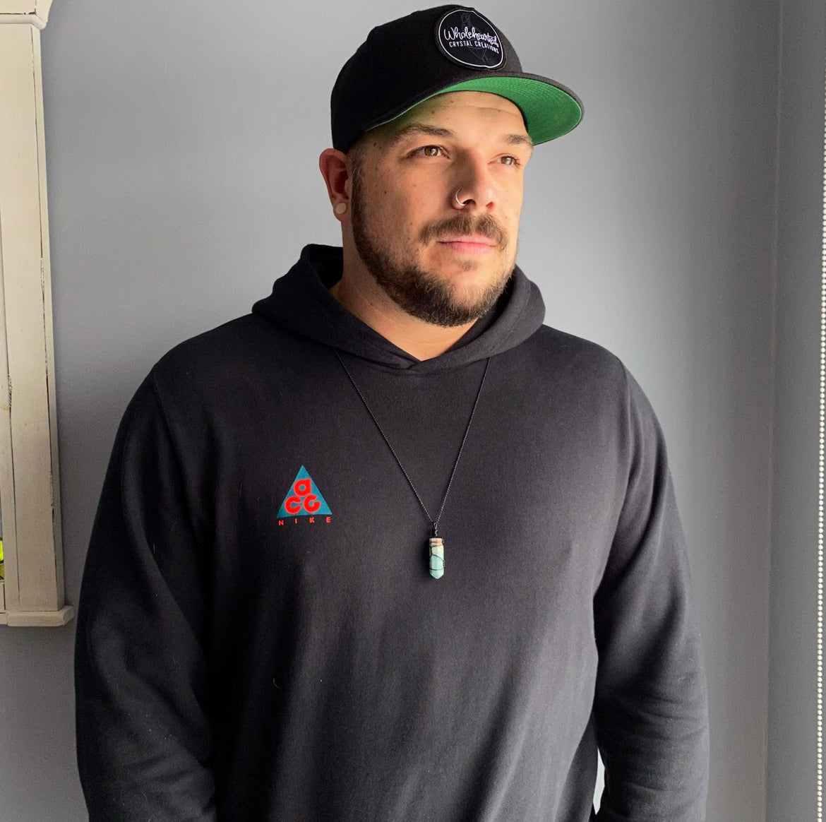 Wholehearted Black Flatbill Snapback Hat – Wholehearted Crystal Creations