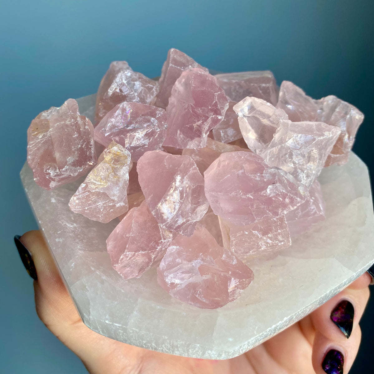 Rose Quartz Raw Pocket Stone Specimen Small – Wholehearted Crystal Creations