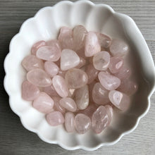 Rose Quartz (med) pocket stone (tumbles) crystal specimen