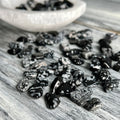 Snowflake Obsidian Extra Small Tumbled Pocket Stone x4 – Wholehearted Crystal Creations