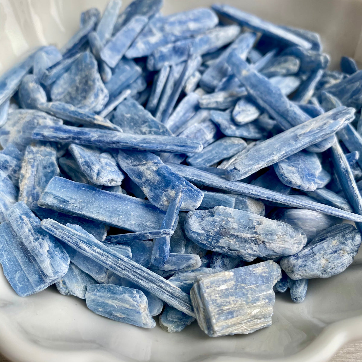 Blue Kyanite Blade Pocket Stone Specimen – Wholehearted Crystal Creations