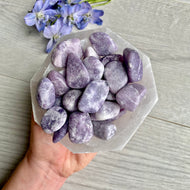 Lepidolite Medium Tumbled Pocket Stone Crystal – Wholehearted Crystal Creations