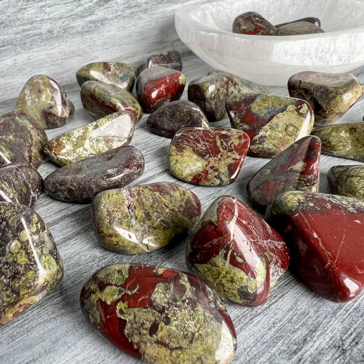 Dragons Blood Large Tumbled Pocket Stone Crystal Specimen – Wholehearted Crystal Creations