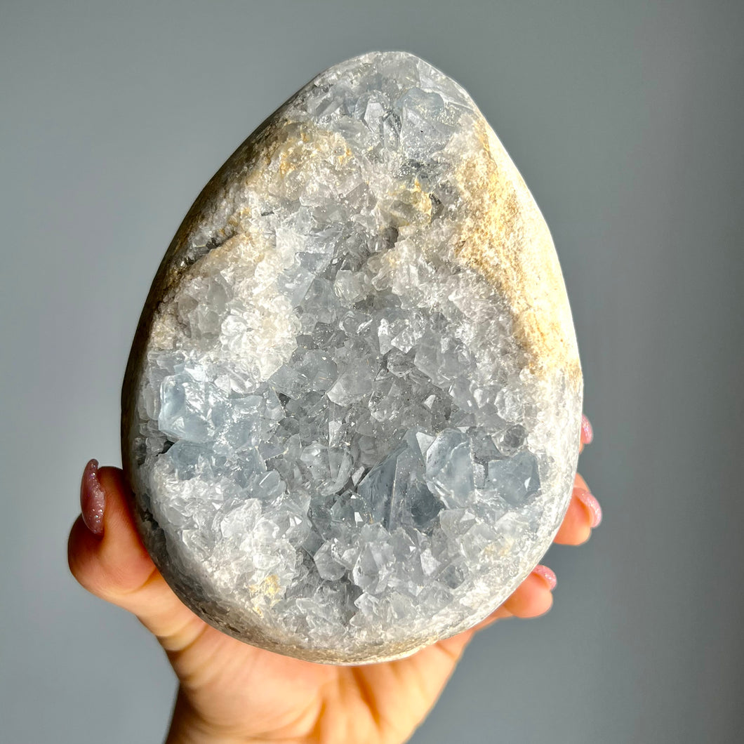 Celestite Geode Raw Crystal Specimen (6)