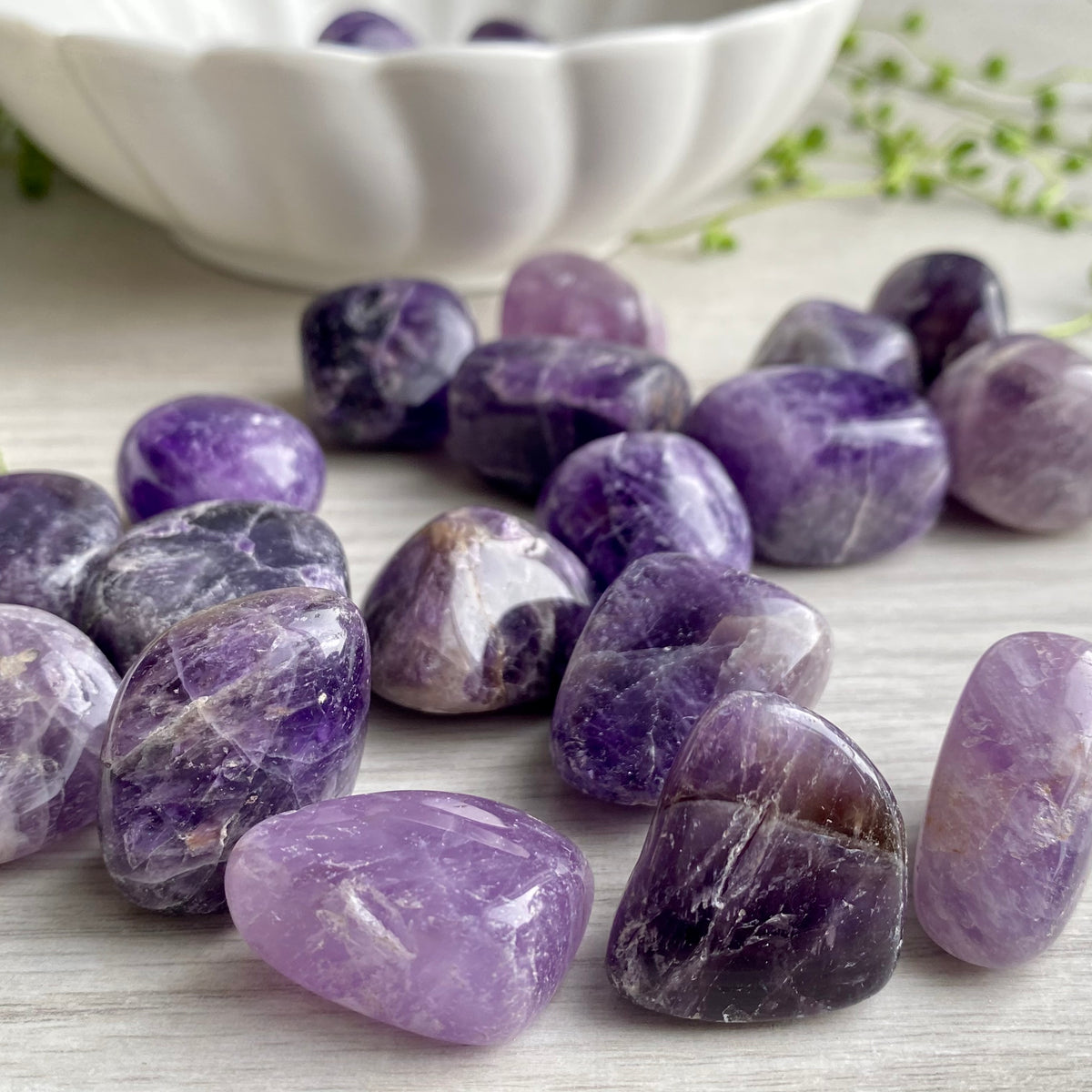 Amethyst Tumbled Pocket Stone Crystal Specimen – Wholehearted Crystal Creations