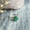 Green Aventurine Wire Wrapped Ring – Wholehearted Crystal Creations