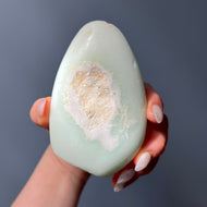 Chrysoprase Freestanding Crystal Specimen – Wholehearted Crystal Creations