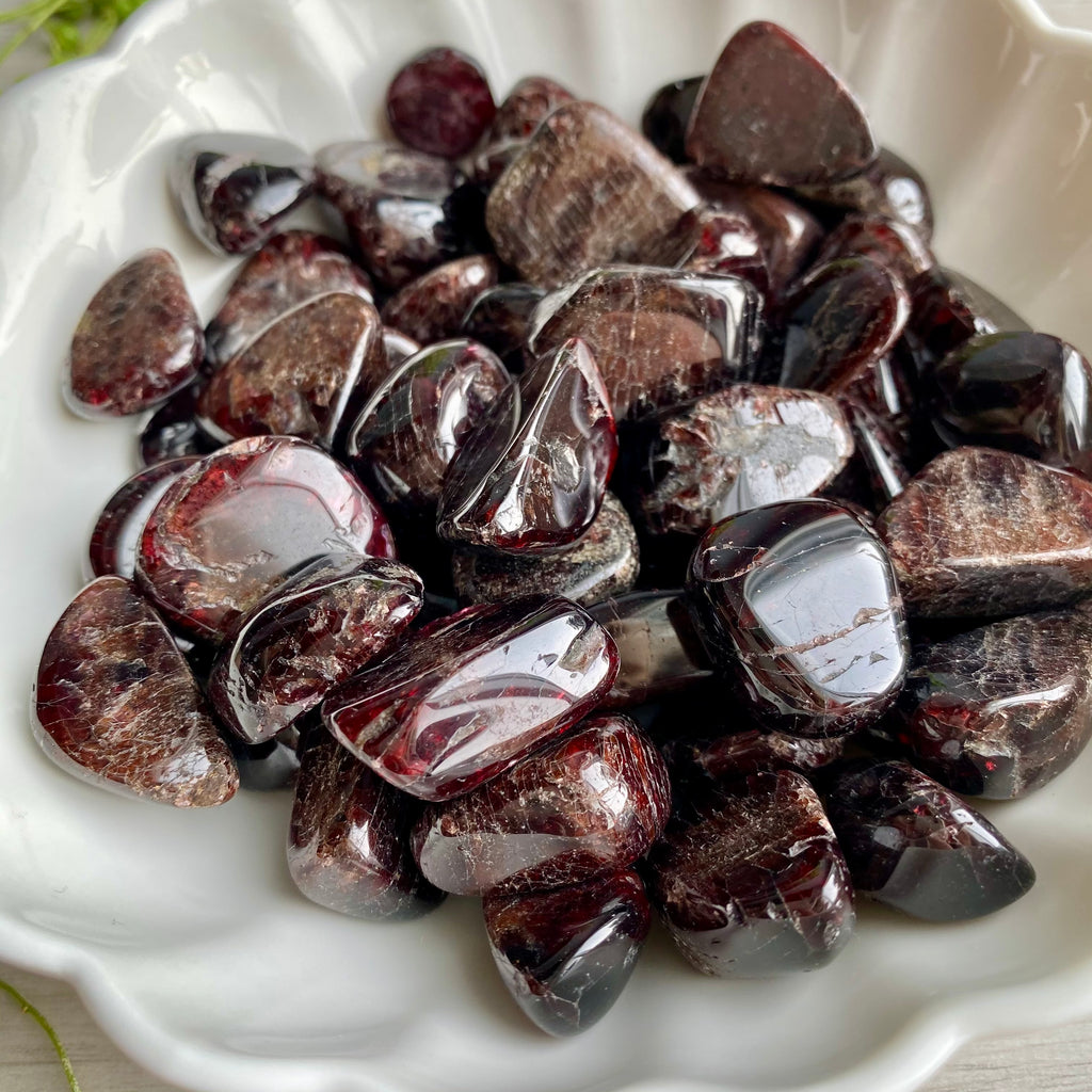 Garnet Large Tumbled Pocket Stone Crystal Specimen – Wholehearted Crystal Creations