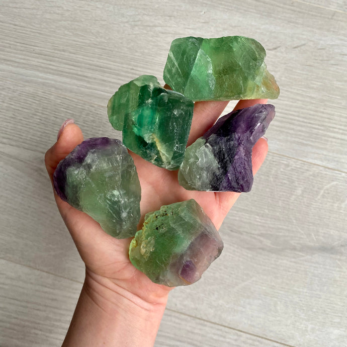 Rainbow Fluorite Crystal Specimen (large)