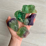 Rainbow Fluorite Crystal Specimen Large – Wholehearted Crystal Creations